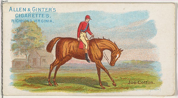 Joe Cotton, from The World's Racers series (N32) for Allen & Ginter Cigarettes