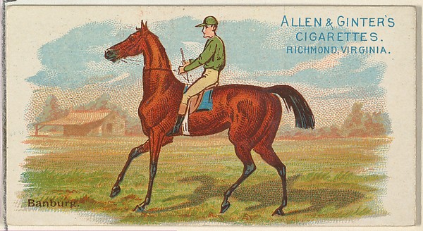 Banburg, from The World's Racers series (N32) for Allen & Ginter Cigarettes