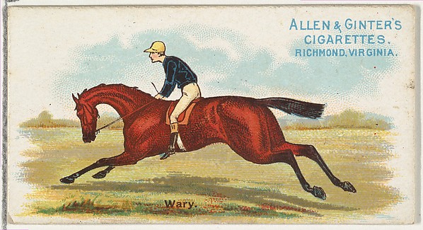 Wary, from The World's Racers series (N32) for Allen & Ginter Cigarettes