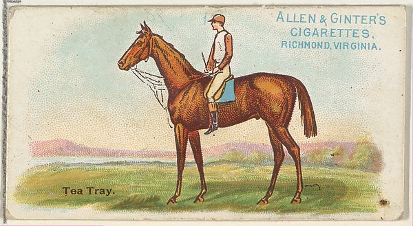 Tea Tray, from The World's Racers series (N32) for Allen & Ginter Cigarettes