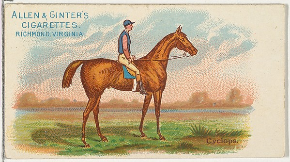 Cyclops, from The World's Racers series (N32) for Allen & Ginter Cigarettes