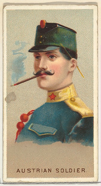 Austrian Soldier, from World's Smokers series (N33) for Allen & Ginter Cigarettes