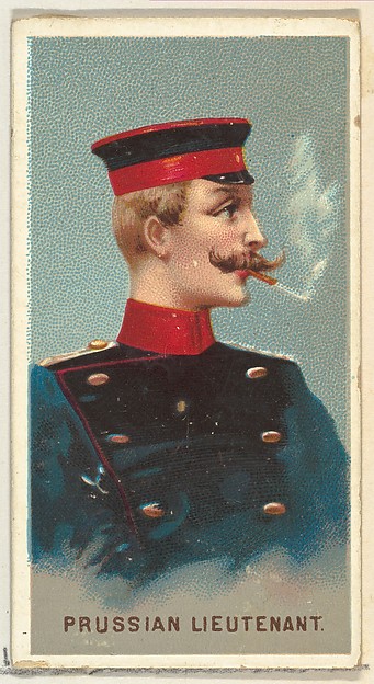 Prussian Lieutenant, from World's Smokers series (N33) for Allen & Ginter Cigarettes