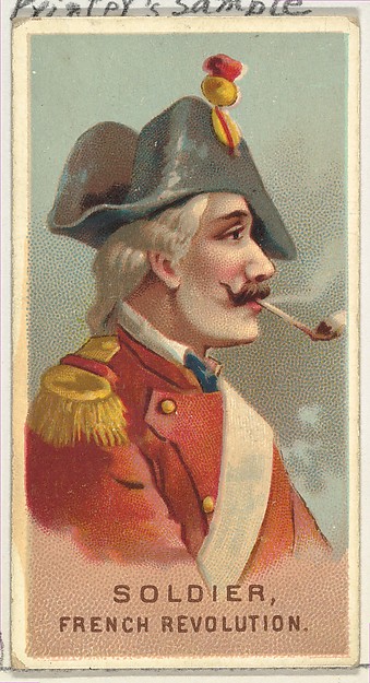 Soldier, French Revolution, from World's Smokers series (N33) for Allen & Ginter Cigarettes