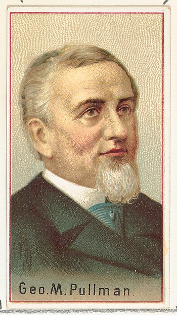 George M. Pullman, printer's sample for the World's Inventors souvenir album (A25) for Allen & Ginter Cigarettes