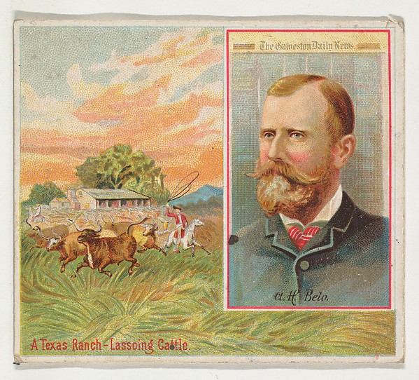 A.H. Belo, The Galveston Daily News, from the American Editors series (N35) for Allen & Ginter Cigarettes