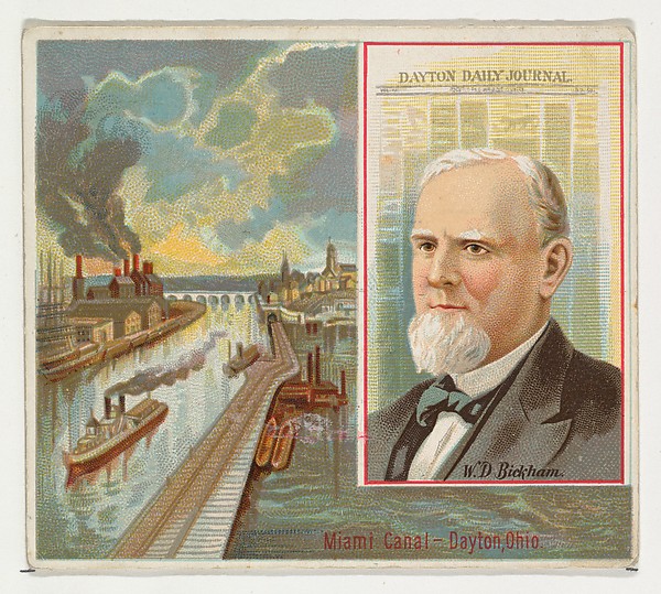 W.D. Bickham, Dayton Daily Journal, from the American Editors series (N35) for Allen & Ginter Cigarettes by Allen & Ginter, The Metropolitan Museum of Art