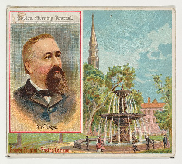 W.W. Clapp, Boston Morning Journal, Philadelphia Public Ledger, from the American Editors series (N35) for Allen & Ginter Cigarettes by Allen & Ginter, The Metropolitan Museum of Art