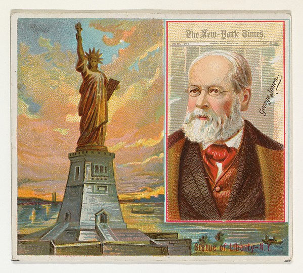 George R. Jones, The New York Times, from the American Editors series (N35) for Allen & Ginter Cigarettes