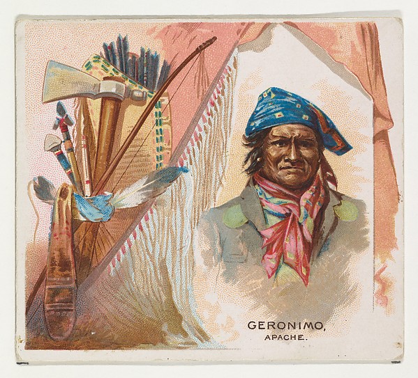 Geronimo, Apache, from the American Indian Chiefs series (N36) for Allen & Ginter Cigarettes