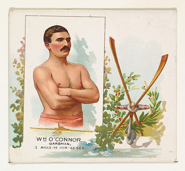 William O'Connor, Oarsman, from World's Champions, Second Series (N43) for Allen & Ginter Cigarettes