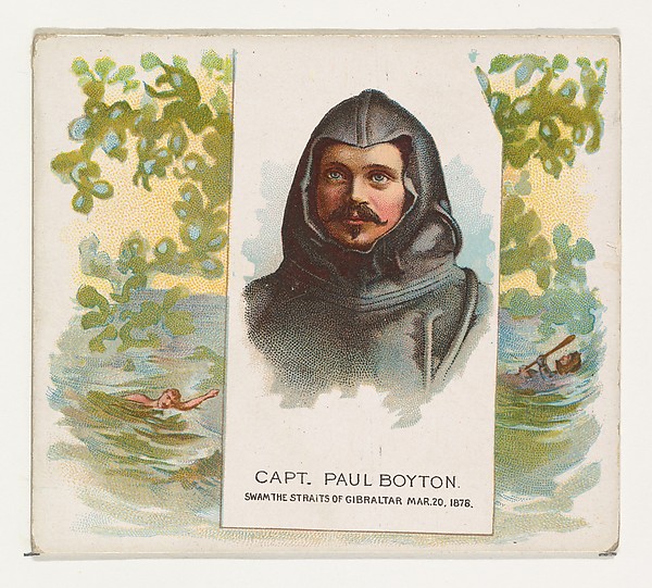 Captain Paul Boyton, Swam the Straits of Gibraltar, from World's Champions, Second Series (N43) for Allen & Ginter Cigarettes by Allen & Ginter, The Metropolitan Museum of Art