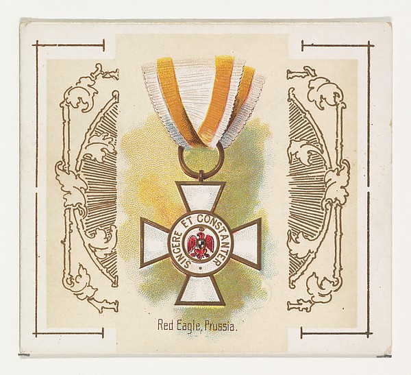 Red Eagle, Prussia, from the World's Decorations series (N44) for Allen & Ginter Cigarettes