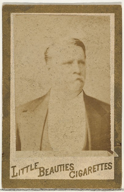 From the Actresses and Celebrities series (N60, Type 1) promoting Little Beauties Cigarettes for Allen & Ginter brand tobacco products