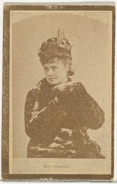 Rose Coghlan, from the Actresses and Celebrities series (N60, Type 2) promoting Little Beauties Cigarettes for Allen & Ginter brand tobacco products