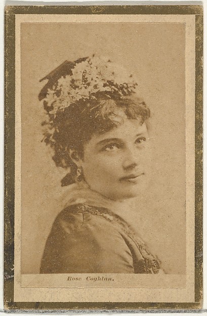 Rose Coghlan, from the Actresses and Celebrities series (N60, Type 2) promoting Little Beauties Cigarettes for Allen & Ginter brand tobacco products
