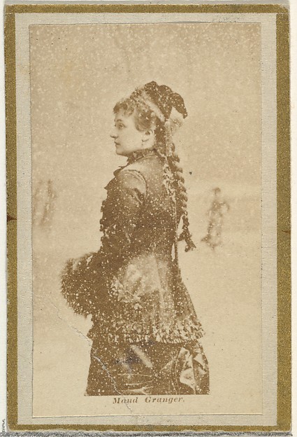 Maud Granger, from the Actresses and Celebrities series (N60, Type 2) promoting Little Beauties Cigarettes for Allen & Ginter brand tobacco products