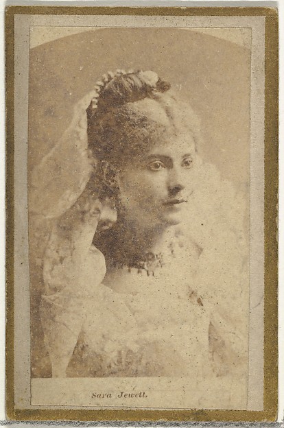 Sara Jewett, from the Actresses and Celebrities series (N60, Type 2) promoting Little Beauties Cigarettes for Allen & Ginter brand tobacco products