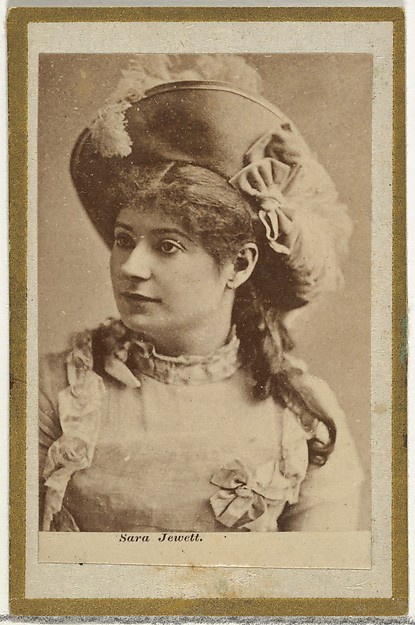 Sara Jewett, from the Actresses and Celebrities series (N60, Type 2) promoting Little Beauties Cigarettes for Allen & Ginter brand tobacco products