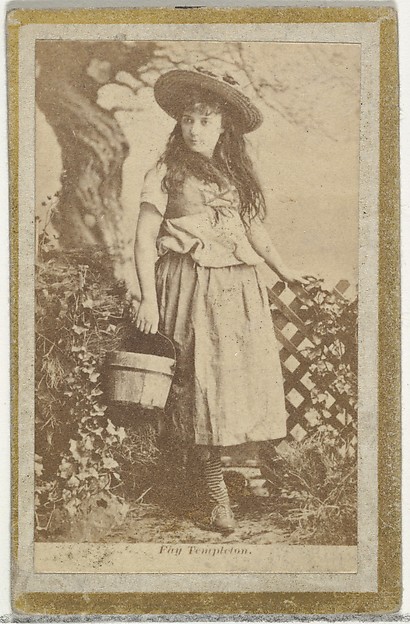 Fay Templeton, from the Actresses and Celebrities series (N60, Type 2) promoting Little Beauties Cigarettes for Allen & Ginter brand tobacco products