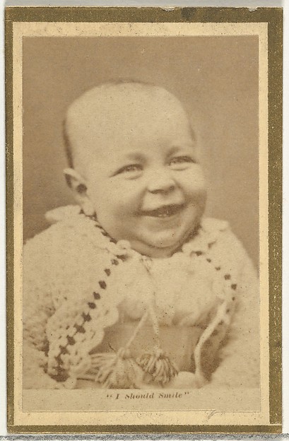 I Should Smile, from the Actresses and Celebrities series (N60, Type 2) promoting Little Beauties Cigarettes for Allen & Ginter brand tobacco products