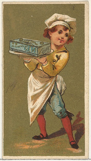 From the Girls and Children series (N65) promoting Richmond Gem Cigarettes for Allen & Ginter brand tobacco products