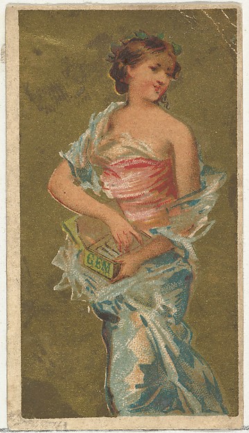 From the Girls and Children series (N65) promoting Richmond Gem Cigarettes for Allen & Ginter brand tobacco products
