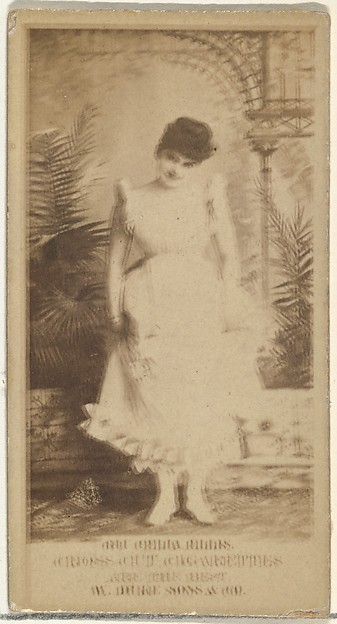 Celia Ellis, from the Actors and Actresses series (N145-3) issued by Duke Sons & Co. to promote Cross Cut Cigarettes