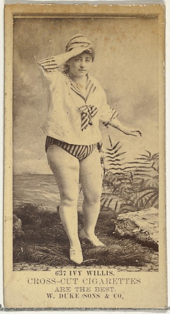 Card Number 637, Ivy Willis, from the Actors and Actresses series (N145-3) issued by Duke Sons & Co. to promote Cross Cut Cigarettes