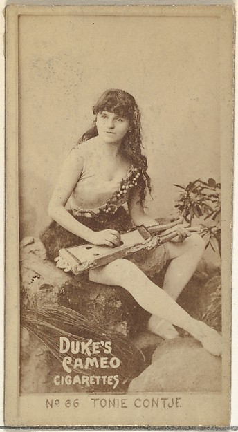Card Number 66, from the Actors and Actresses series (N145-4) issued by Duke Sons & Co. to promote Cameo Cigarettes by W. Duke, Sons & Co., The Metropolitan Museum of Art