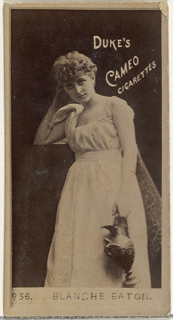 Card Number 56, Blanche Eaton, from the Actors and Actresses series (N145-4) issued by Duke Sons & Co. to promote Cameo Cigarettes by W. Duke, Sons & Co., The Metropolitan Museum of Art