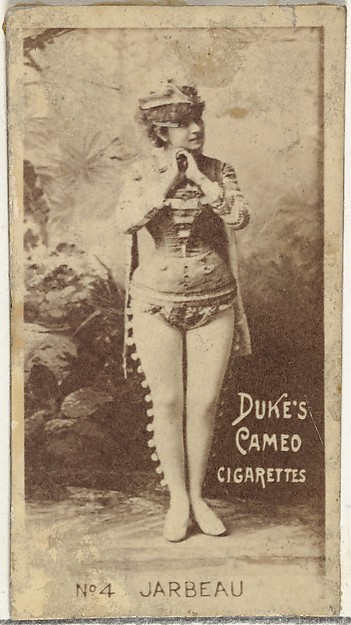Card Number 4, Vernona Jarbeau, from the Actors and Actresses series (N145-4) issued by Duke Sons & Co. to promote Cameo Cigarettes by W. Duke, Sons & Co., The Metropolitan Museum of Art
