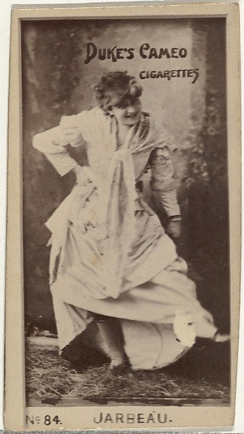 Card Number 84, Vernona Jarbeau, from the Actors and Actresses series (N145-4) issued by Duke Sons & Co. to promote Cameo Cigarettes