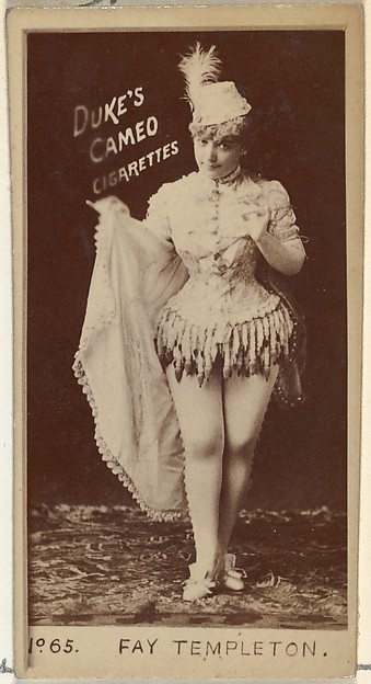Card Number 65, Fay Templeton, from the Actors and Actresses series (N145-4) issued by Duke Sons & Co. to promote Cameo Cigarettes by W. Duke, Sons & Co., The Metropolitan Museum of Art
