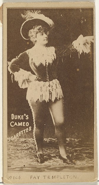 Card Number 146, Fay Templeton, from the Actors and Actresses series (N145-4) issued by Duke Sons & Co. to promote Cameo Cigarettes by W. Duke, Sons & Co., The Metropolitan Museum of Art