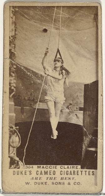 Card Number 364, Maggie Claire, from the Actors and Actresses series (N145-5) issued by Duke Sons & Co. to promote Cameo Cigarettes