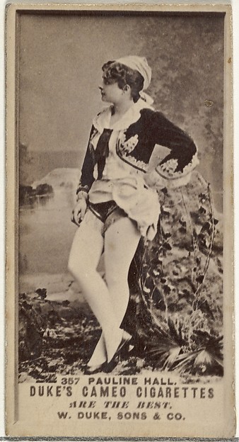 Card Number 357, Pauline Hall, from the Actors and Actresses series (N145-5) issued by Duke Sons & Co. to promote Cameo Cigarettes