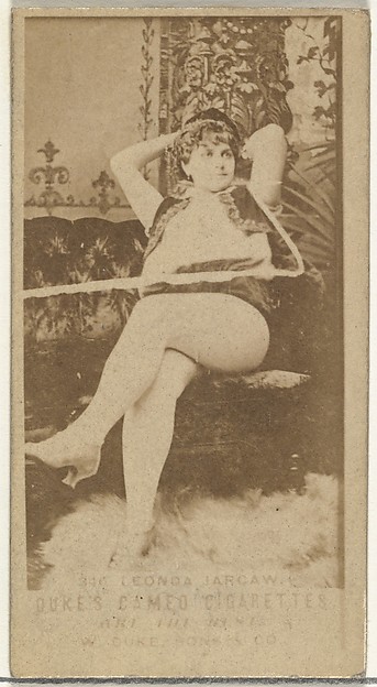 Card Number 346, Leonda Jarcaw, from the Actors and Actresses series (N145-5) issued by Duke Sons & Co. to promote Cameo Cigarettes