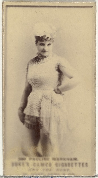 Card Number 388, Pauline Markham, from the Actors and Actresses series (N145-5) issued by Duke Sons & Co. to promote Cameo Cigarettes