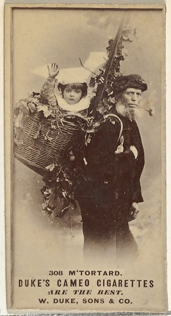 Card Number 308, M'Tortard, from the Actors and Actresses series (N145-5) issued by Duke Sons & Co. to promote Cameo Cigarettes by W. Duke, Sons & Co., The Metropolitan Museum of Art