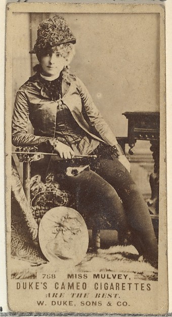 Card Number 758, Miss Mulvey, from the Actors and Actresses series (N145-5) issued by Duke Sons & Co. to promote Cameo Cigarettes