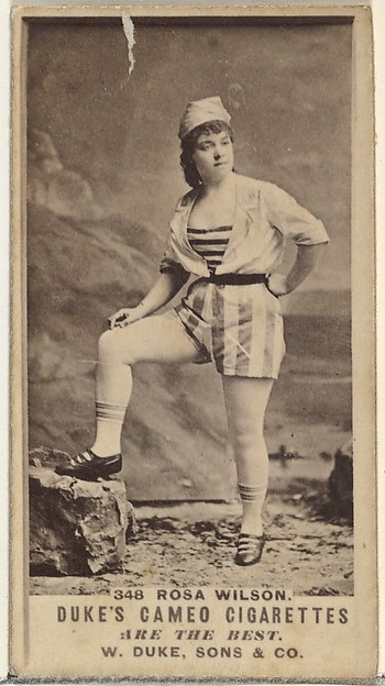 Card Number 348, Rosa Wilson, from the Actors and Actresses series (N145-5) issued by Duke Sons & Co. to promote Cameo Cigarettes