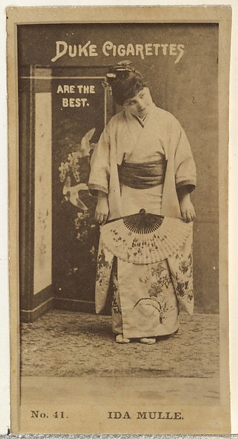 Card Number 41, Ida Mulle, from the Actors and Actresses series (N145-6) issued by Duke Sons & Co. to promote Duke Cigarettes by W. Duke, Sons & Co., The Metropolitan Museum of Art