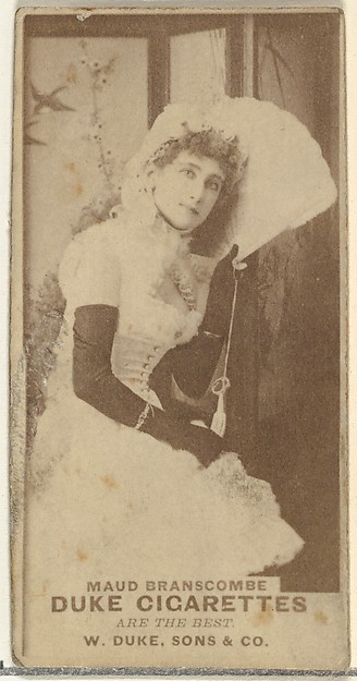 Maud Branscombe, from the Actors and Actresses series (N145-7) issued by Duke Sons & Co. to promote Duke Cigarettes