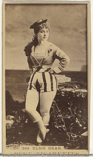 Card Number 366, Elsie Dean, from the Actors and Actresses series (N145-7) issued by Duke Sons & Co. to promote Duke Cigarettes