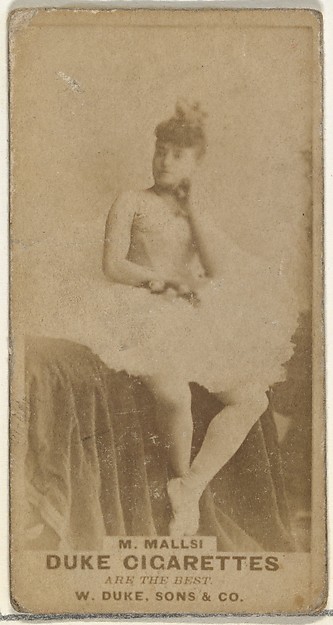 M. Mallsi, from the Actors and Actresses series (N145-7) issued by Duke Sons & Co. to promote Duke Cigarettes
