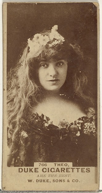 Card Number 766, Theo, from the Actors and Actresses series (N145-7) issued by Duke Sons & Co. to promote Duke Cigarettes