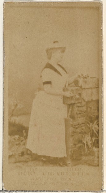 Theo, from the Actors and Actresses series (N145-7) issued by Duke Sons & Co. to promote Duke Cigarettes