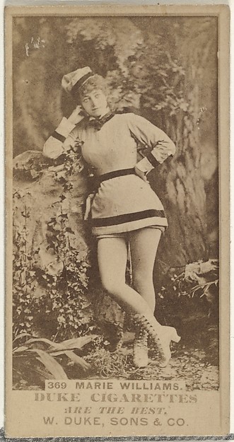 Card Number 369, Miss Marie Willliams, from the Actors and Actresses series (N145-7) issued by Duke Sons & Co. to promote Duke Cigarettes by W. Duke, Sons & Co., The Metropolitan Museum of Art