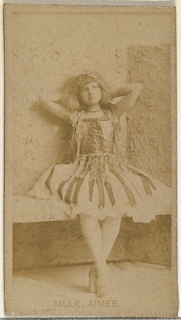 Mlle. Aimee, from the Actors and Actresses series (N145-8) issued by Duke Sons & Co. to promote Duke Cigarettes
